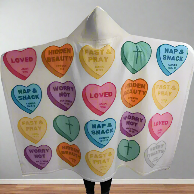Sweet Treats From Heaven | Extra Thick Hooded Sherpa Blanket