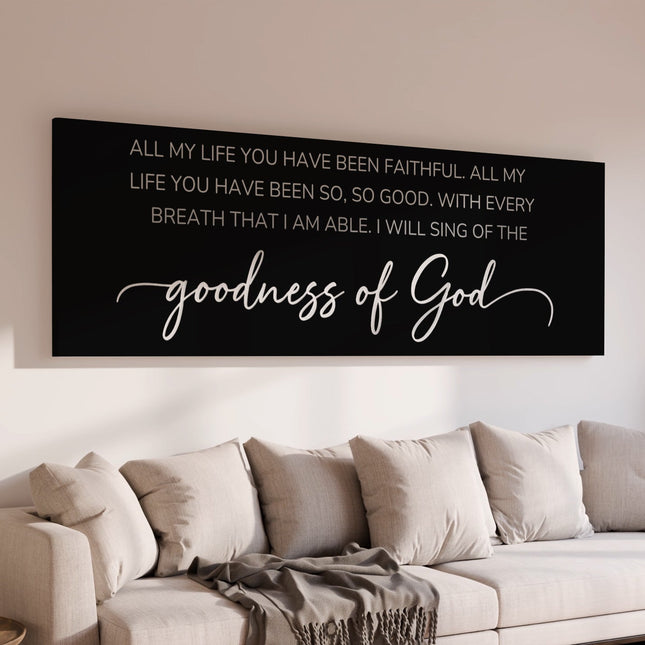 The Goodness of God | Canvas