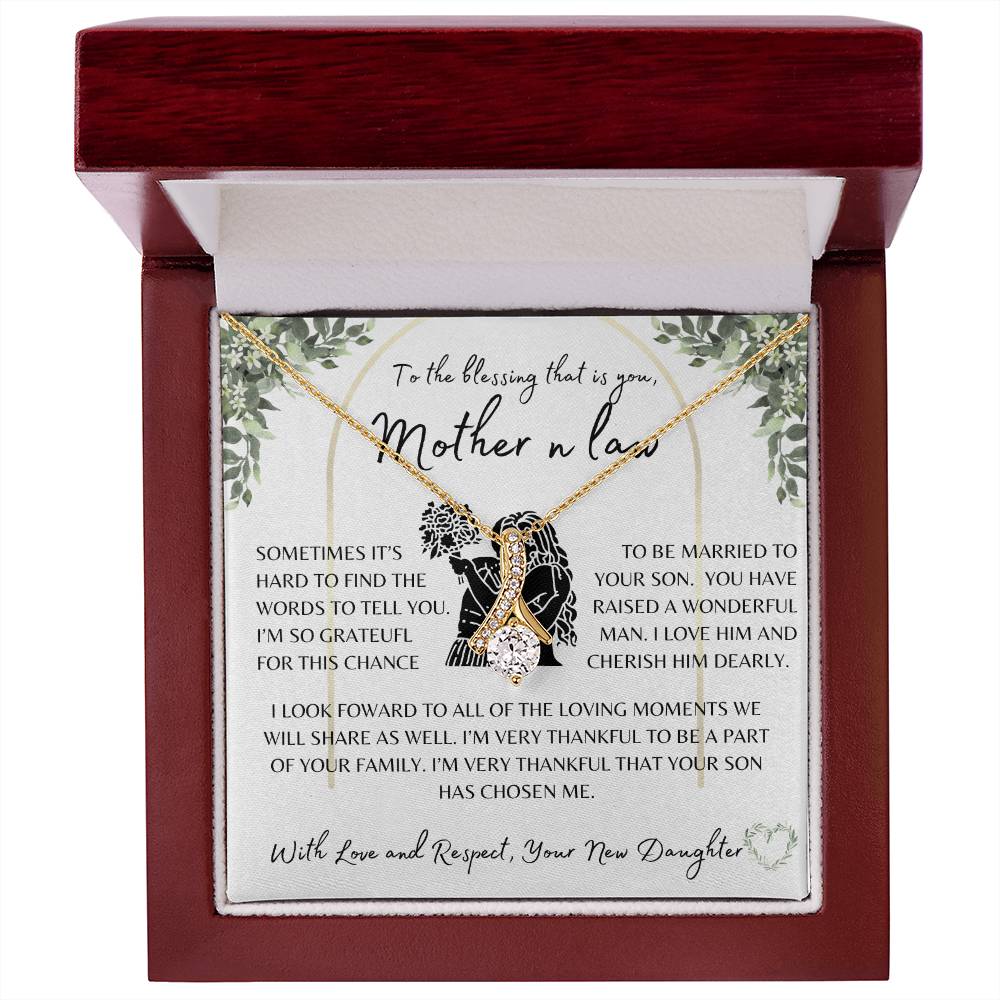 Wedding Gift | Mother of the Groom | Alluring Beauty Necklace