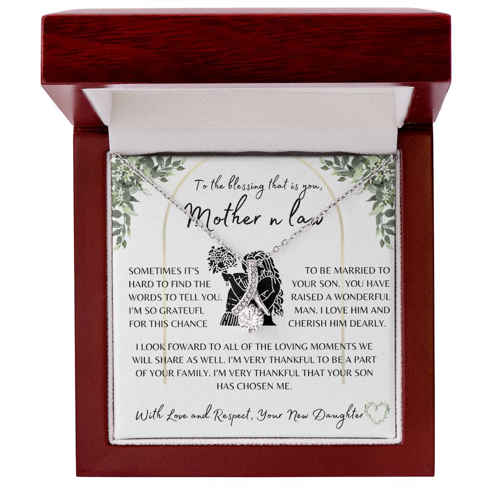 Wedding Gift | Mother of the Groom | Alluring Beauty Necklace