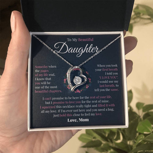 To My Daughter | Mom's Promise | Forever Love Necklace