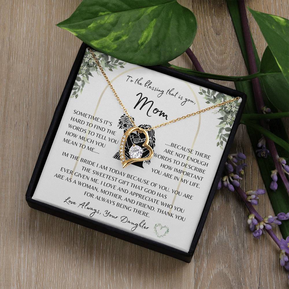 Wedding Gift | Mother of the Bride | Forever Love Necklace