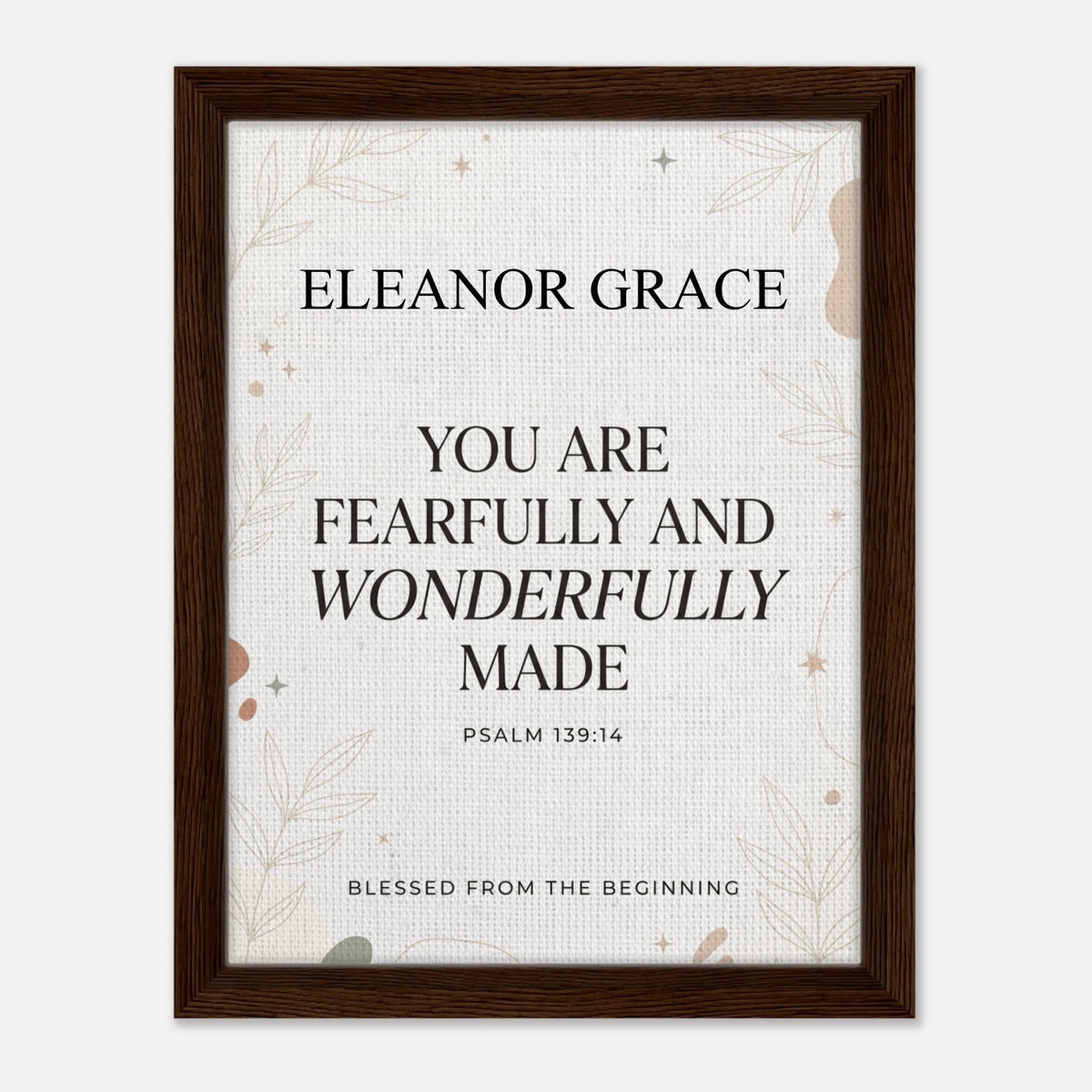 Fearfully and Wonderfully Made