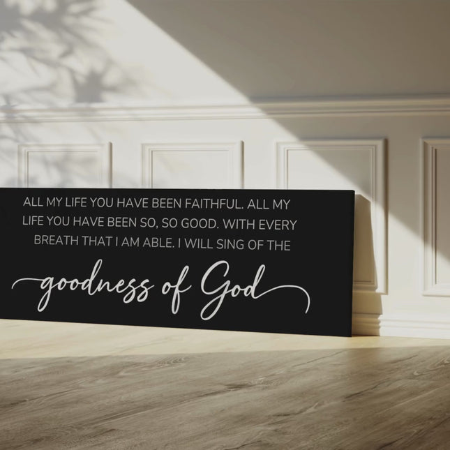 The Goodness of God | Canvas